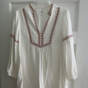 Gap Embroidered Collar Dress